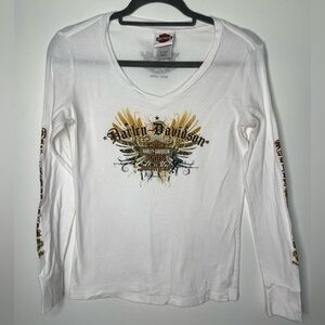 Harley-Davidson 2012 New York v neckline long sleeve